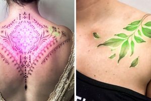 Egy művész animált tetoválásokat készít neonfényekkel, és ez igazán innovatív testművészet