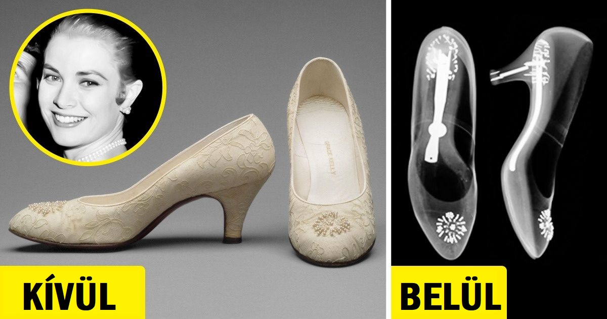 Grace Kelly esküvői cipőjének röntgenfelvétele egy kevéssé ismert tényt fedez fel a monacói hercegnőről
