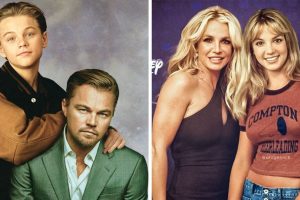 Egy művész által valósággá válik az időutazás úgy, hogy hírességeket photoshoppolt fiatalabb énjük mellé