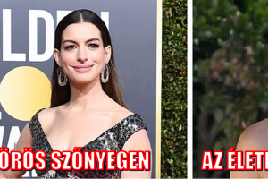 16 híresség, akik ragyognak a vörös szőnyegen, és úgy néznek ki, mint mi a mindennapokban