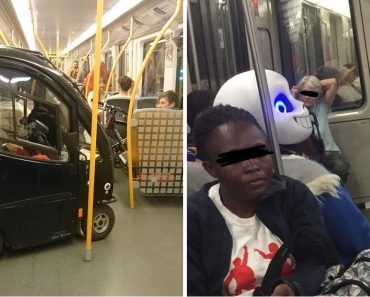 16 fénykép, ami bebizonyítja, hogy a metrókocsiban bármilyen „lénnyel” találkozhatsz