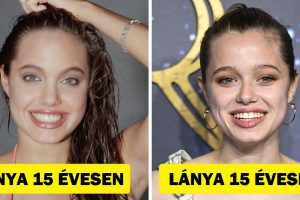 15 egymás melletti fotó hírességekről és gyermekeikről egyidős korban