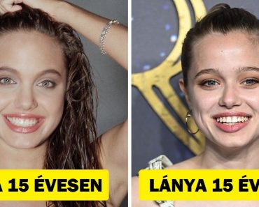 15 egymás melletti fotó hírességekről és gyermekeikről egyidős korban