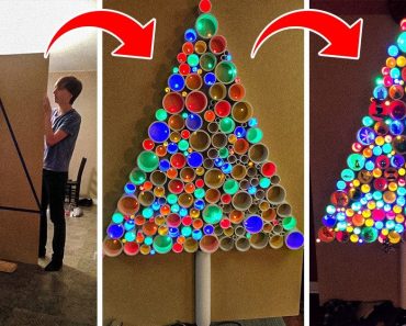 15+ ember, akik karácsonyfát készítettek hulladékokból