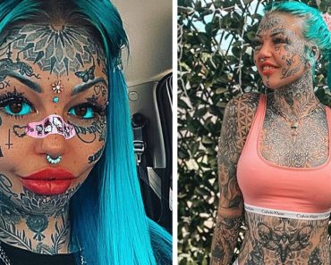 A 24 éves Amber a tetoválások megszállottja, és az egész testét tintával borította be.