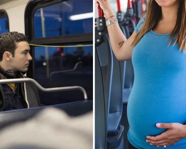 A férfi azt mondja, nem hajlandó átadni a helyét a terhes nőknek a hosszú munkaidő miatt