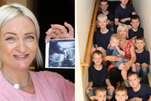 Az anya, aki 10 fiút szült egymás után, alig várja, hogy megtudja a 11. baba nemét