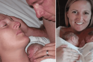 Az újszülött újra elkezd lélegezni, miután az összetört anya két órán át öleli és a szívéhez közel tartja őt