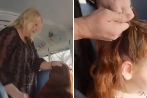 A buszsofőr minden reggel befonja a kislány haját, miután elvesztette az anyukáját