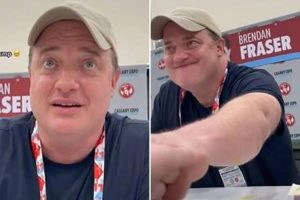 Brendan Fraser egy érzelmes pillanatot él át, miután a rajongók megköszönik neki, hogy „fantasztikussá tette a gyermekkorunkat”