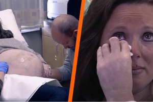 Az orvos megvizsgálja az ultrahangot, és azt javasolja a leendő anyának, hogy “csökkentsék” a babák számát