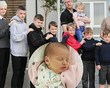 10 fiúgyermek után ennek a 39 éves anyukának végre egy kislánya született