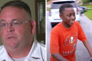 „Biztonságban vagyok, szeretve vagyok” – A gonosz apa által leszúrt és felgyújtott 7 éves fiút a hívásra reagáló nyomozó fogadta örökbe