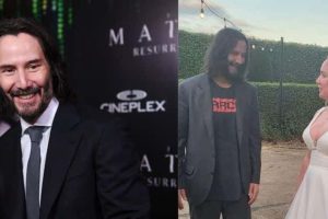Keanu Reeves meglepett egy párt azzal, hogy megjelent az esküvőjükön: „Ez nem evilági dolog volt”