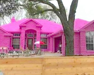 A fickó feldühítette a szomszédokat, miután rózsaszínre festette az egész házát