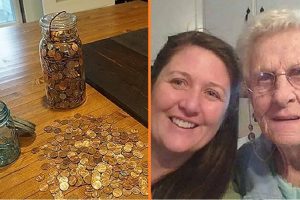 A nő több száz pennyt talált, miután megkérte a haldokló nagymamáját, hogy küldjön neki néhányat jelként