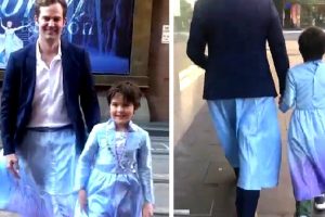 A kisfiú engedélyt kér az apjától, hogy hercegnőnek öltözhessen, hogy moziba menjen: az apa reakciója megható