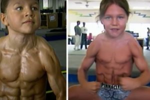 „A kis Herkules” volt „A világ legerősebb gyermeke” – ülj le, mielőtt meglátod ma, 30 évesen!