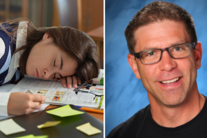 A tanár rajtakap egy diákot, aki alszik az órán – ahelyett, hogy megbüntetné, hagyja aludni emiatt