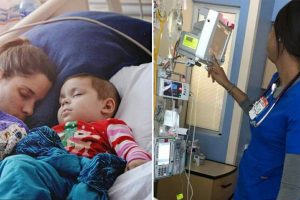 A nővér megpróbál ” észrevétlenül” viselkedni, de az anyuka fényképet készít, hogy mindenki megtudja, hogy látta őt