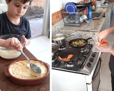 Az anya gondoskodik arról, hogy a 10 éves fia tudjon főzni: „Nem kell majd a feleségének csinálnia helyette”