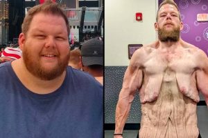 A férfi megmutatja hihetetlen átalakulását, miután több mint 150 kilót veszített
