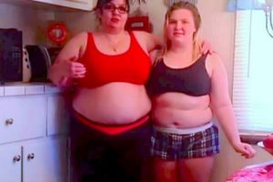 A túlsúlyos anya és lánya vállalta a fogyókúrás kihívást – 100 nappal később felismerhetetlenek lettek