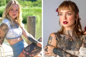 36 évesen ez a nő tele van tetoválásokkal: „Minden nap bánom”