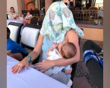 Egy idegen azt mondja egy anyának, hogy takarja el magát szoptatás közben: a nő tökéletes választ ad neki