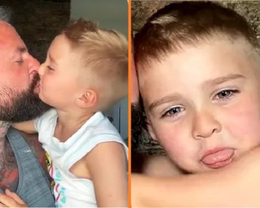 Az apa kapja a pofonokat, amiért szájon csókolta az 5 éves fiát — a fiú elhallgattatja apa gyűlölködőit