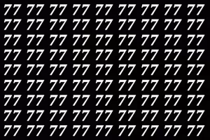 Teszteld magad ezzel a vizuális kvízzel: találd meg a rejtett „72” számot a „77-esek” között mindössze 10 másodperc alatt.