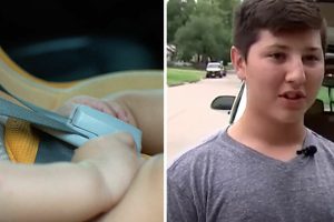 A 12 éves fiú hallja, hogy egy baba sír egy forró autóban – felismeri a veszélyt, és olyat tesz, amit senki más nem mer megtenni