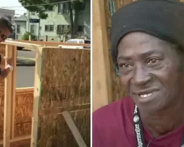 A férfi észreveszi, hogy a hajléktalan nagymama minden éjjel a földön alszik – ezért házat épít neki