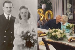 A pár a 80. házassági évfordulóját ünnepli újév napján a közösség segítségével
